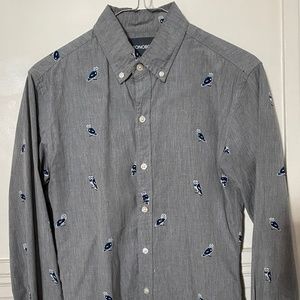 Bonobos Owl Pattern Slim Fit Button Down